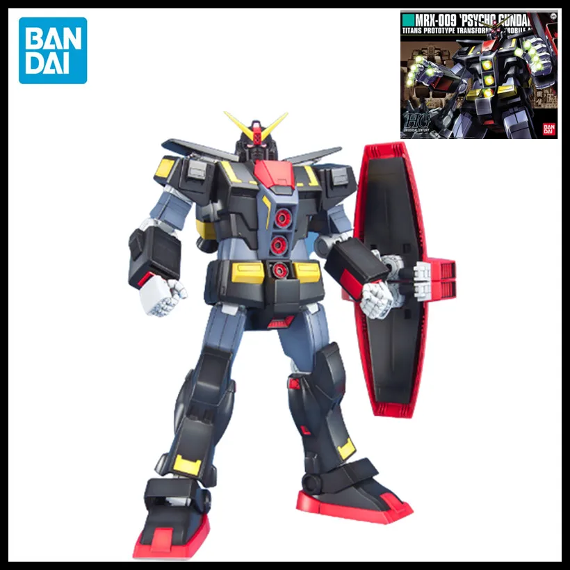 

Bandai PVC HGUC 049 1/144 Psycho Gundam Collectible Anime Action Figures Model Kid Toys Periphery Christmas Gifts for Boys 2022