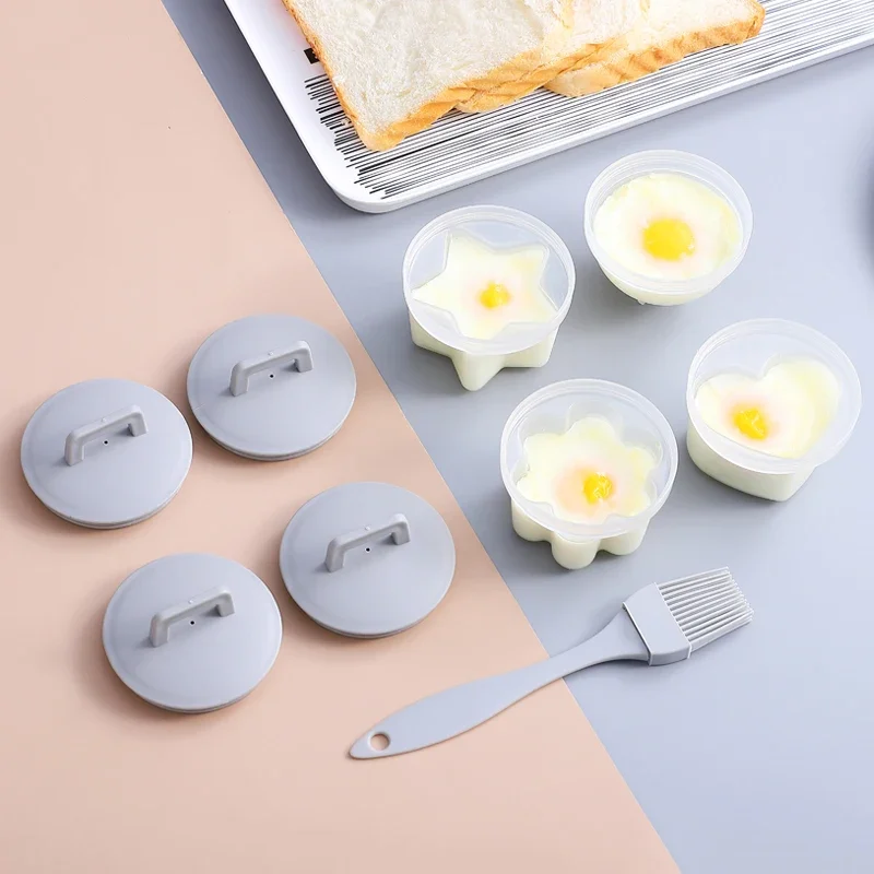 

Формы для яиц 4 шт., детские, пластик, серый/розовый/зеленый