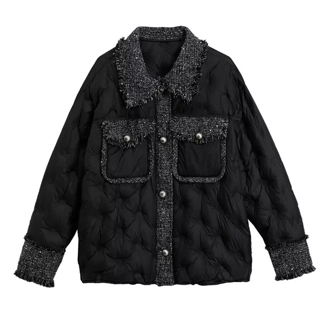 

2022NEW 2021 New Women's Lightweight Down Jacket Winter Ultra Light 90% Duck Down Coat Loose Short Puffer Feather Parkas