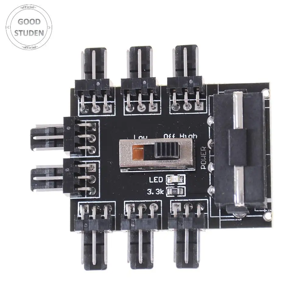 Разветвитель с 1 на 8 способами кулер охлаждающий вентилятор концентратор