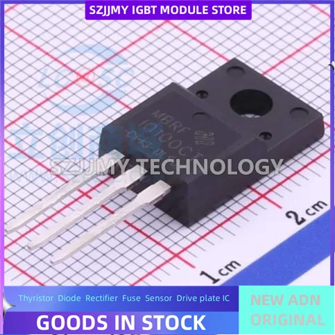 

100 шт./лот MBRF10100CT MBRF10100 B10100G TO220F 10A100V новый оригинальный микроконтроллер
