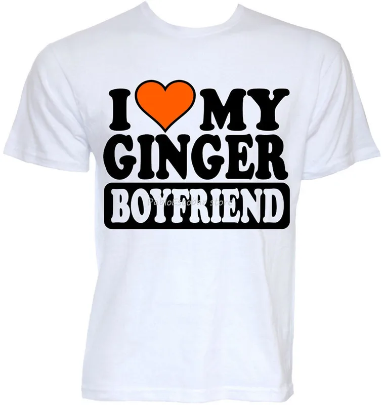 Футболка Ginger s Мужская повседневная забавная новая со слоганом бойфренда с