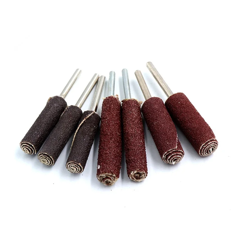 

Tapered Cone Head Sandpaper Stick Steel Shank & Sand Paper For Polishing Grinding Abrasive Grit Burs Stick Sanding