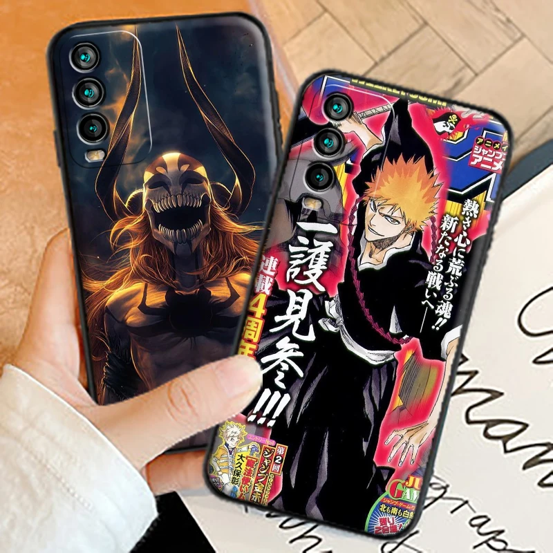 

Bleach Anime Japan Phone Cases For Xiaomi Redmi 9AT 9 9T 9A 9C Redmi Note 9 9 Pro 9S 9 Pro 5G Cases Coque Funda