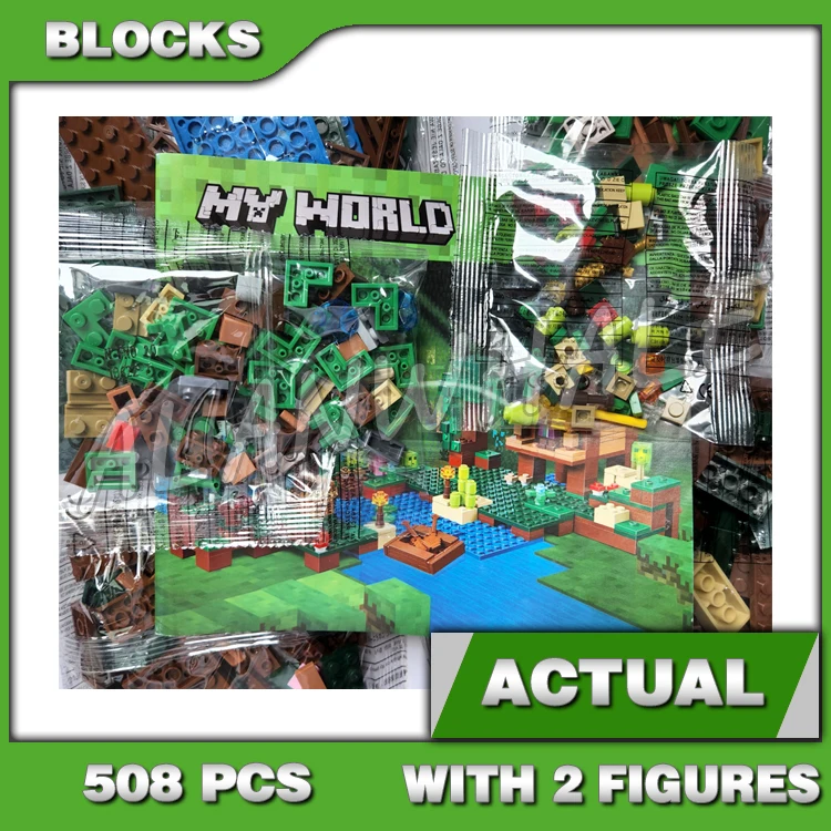 

508 шт. игра My World ведьма хижина болотный район водные деревья прыжки слайм функция 10622 строительные блоки игрушка совместима с моделью