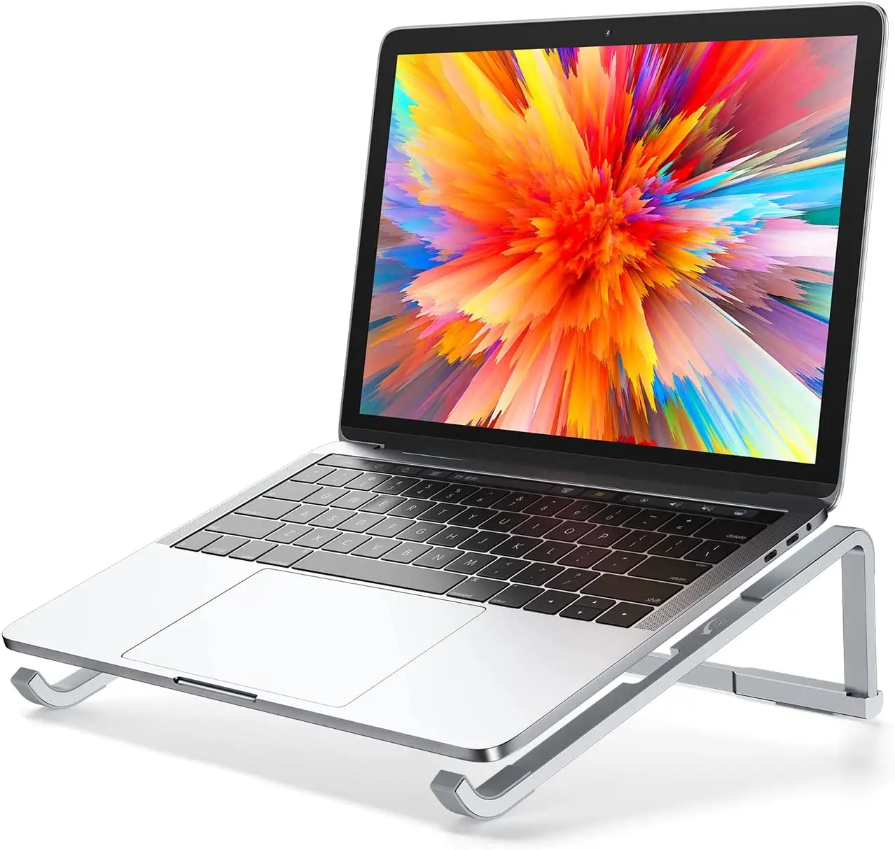 

Foldable Laptop Stand for Desk, CTIREL Portable Computer Stand, Ergonomic Aluminum MacBook Stand, Laptop Riser Holder