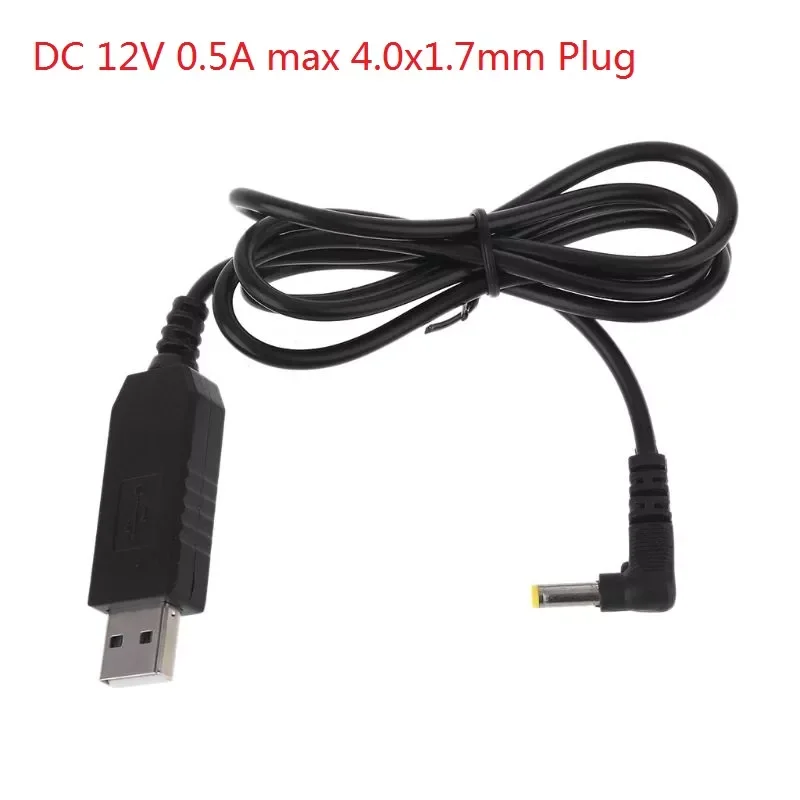 

2022/Universal USB 5V to 12V 4.0x1.7mm Power Supply Converter Cable for Echo Dot 3rd Bluetooth Speaker Router LED Strip Light an
