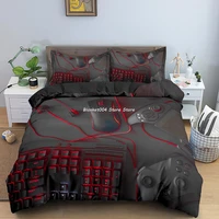 gamepad bedding set luxury duvet cover with pillowcase quilt cover game comforter cover full size bed set