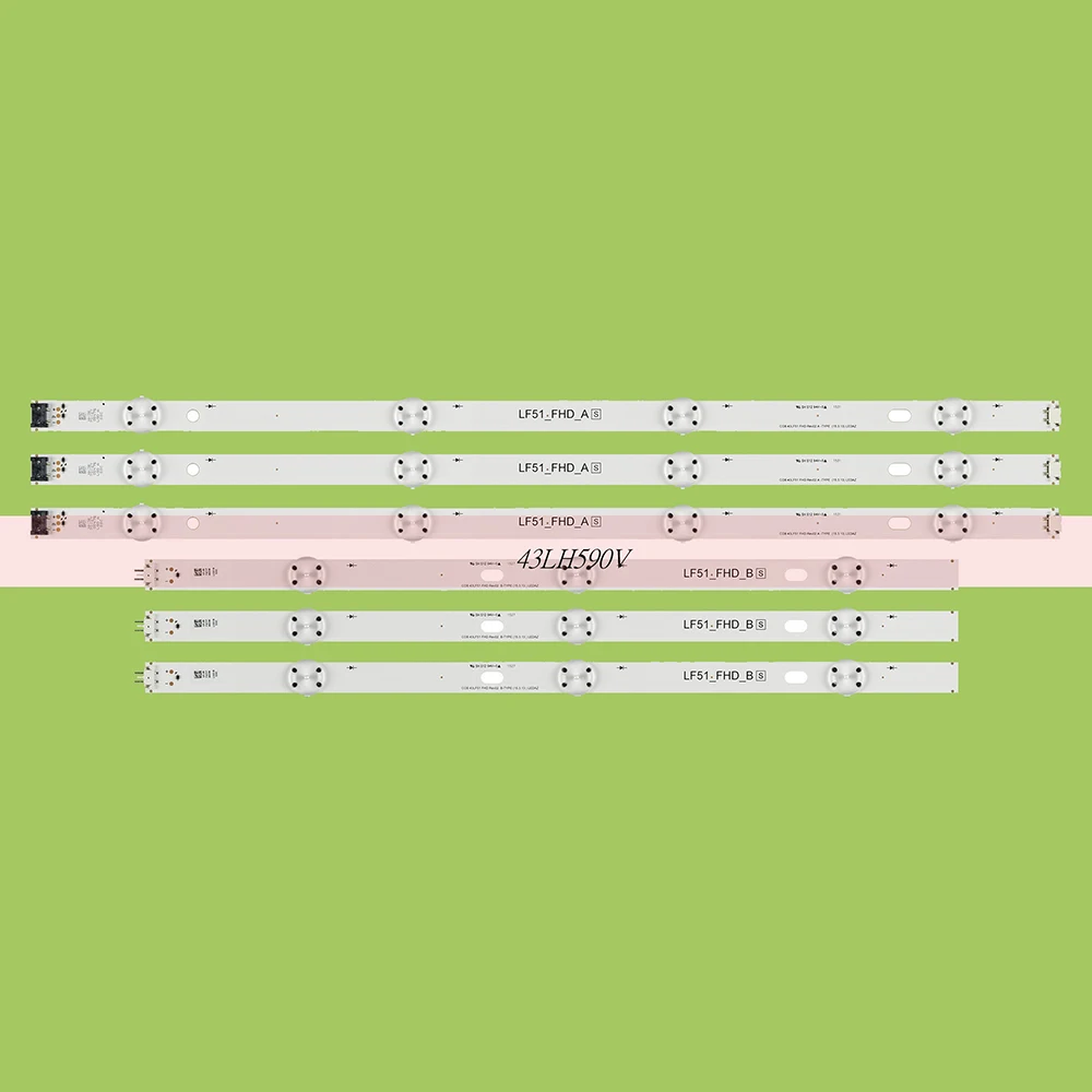 

Led backlight strip 7 lamp for 43LH5100 LC430DUY (SH)(A3) 43LJ594V 43UJ651V 43UF640V 43LH51_FHD_A type HC430DUN-SLVX1-511X
