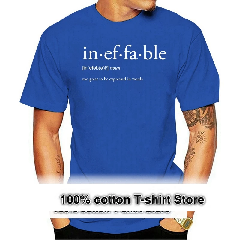 

Ineffable Good Omens T Shirt Cotton Famous Original Humor Summer O Neck Normal Knitted Shirt