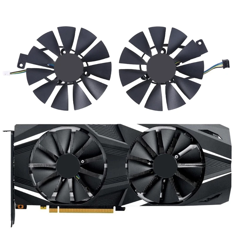 

Вентилятор охлаждения для видеокарты ROG RTX 2060 2070 RTX2080, 87 мм