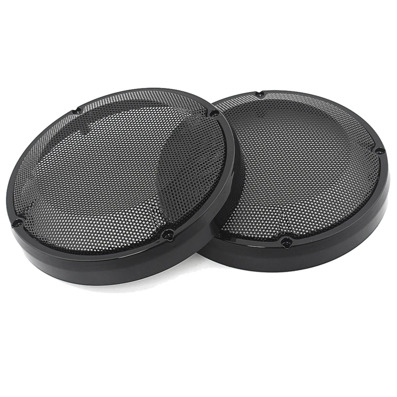 

6.5Inch Motorcycle Rear Tour Pak Speaker Trim Grill Mesh Cover Black For Touring Road King Electra Street Glide