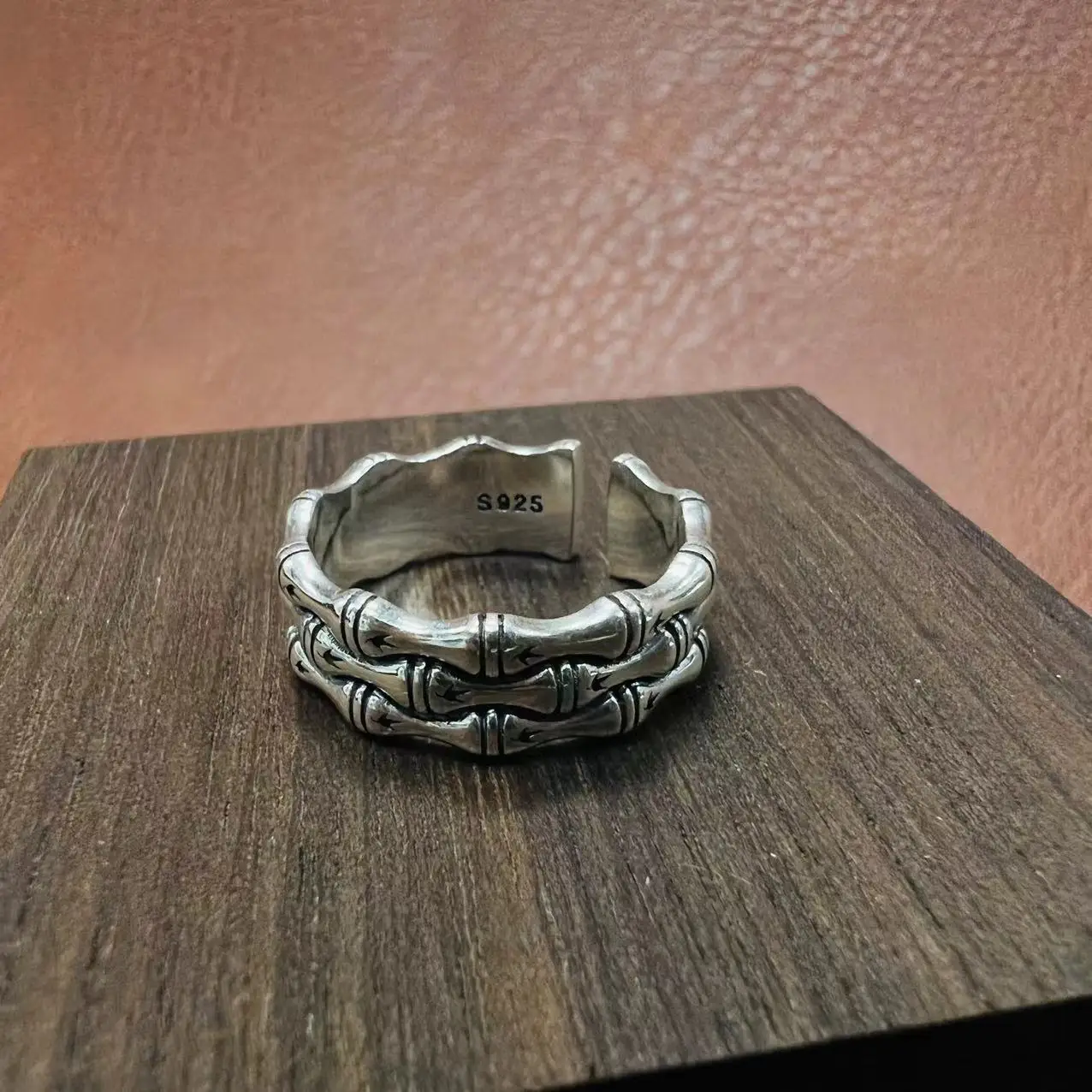 Кольцо из серебра 925 пробы в китайском ретро-стиле