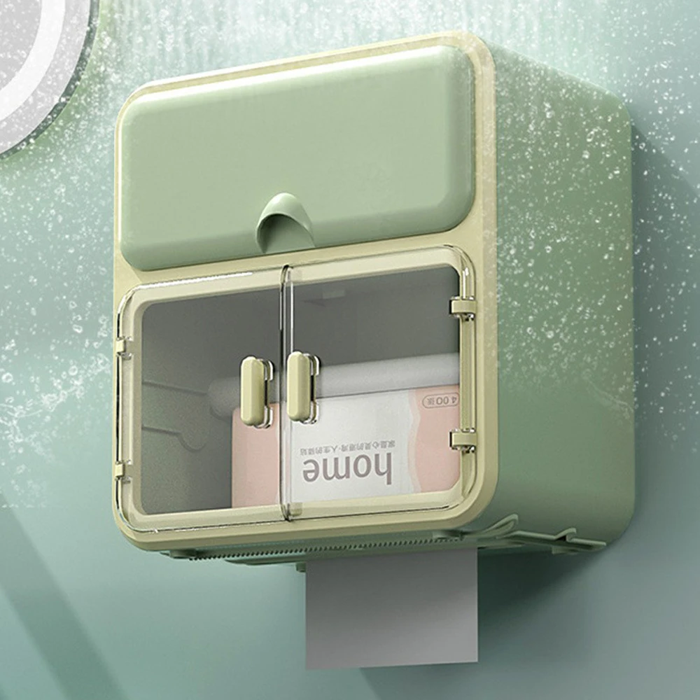 

Environmentally Friendly Storage Box Creative Tissue Case Napkin Holder Bathroom Storage Organizer Tissue Box Waterproof Simple