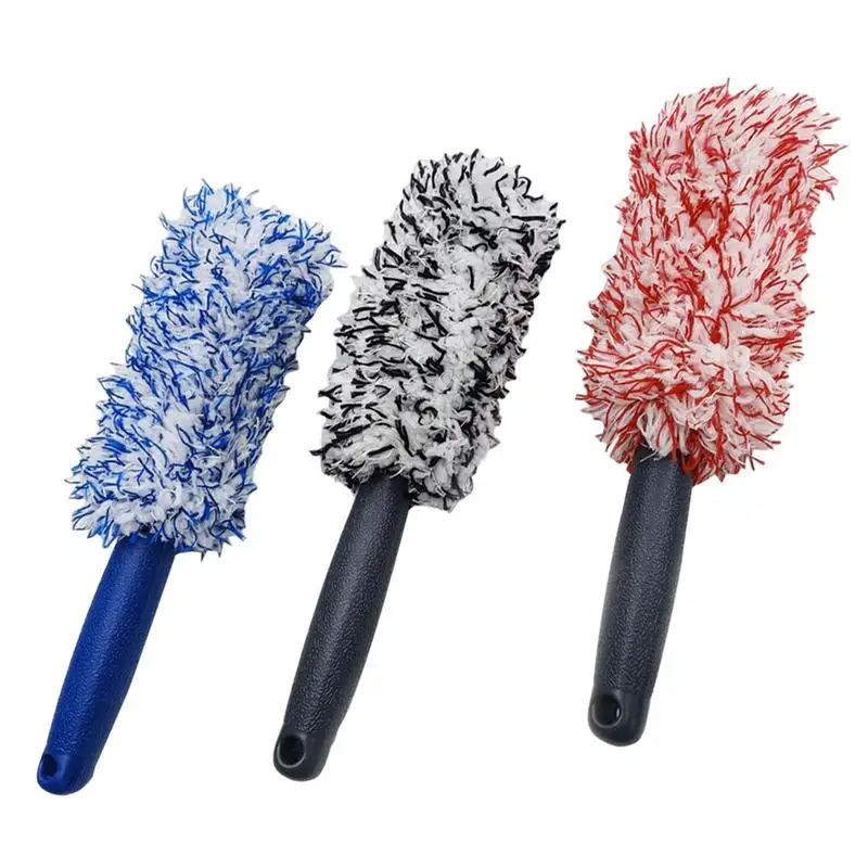 

1pcs Universal Car Wheel Brush Vehicle Tire Washing Tool With Long Handle Auto Rim Cleaning Brush Automobiles Accessories