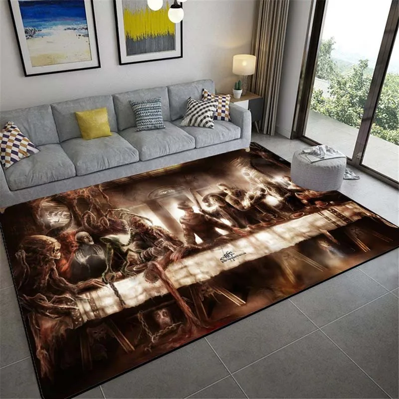 Ковер с героями ужасов Хэллоуина Джейсон вурхисс Фредди Крюгер ковер из фильма