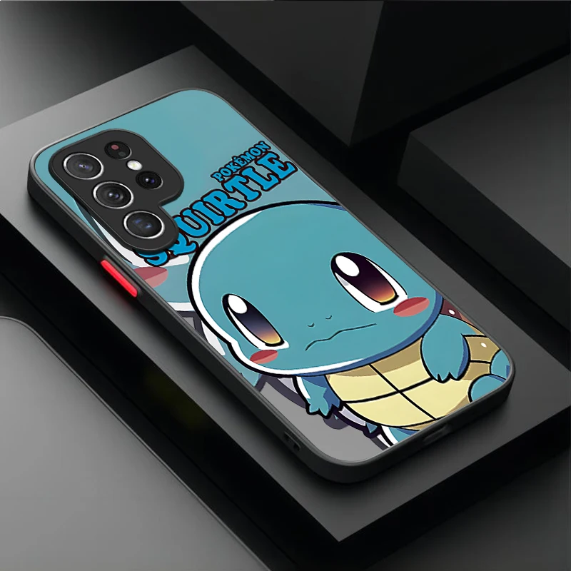 Милый чехол P-Pokemon Pikachu для Samsung Galaxy S24 S23 S22 Ultra S21 S20 FE S10 Plus Note 20 10 A15 A25 A35 A55 силиконовый