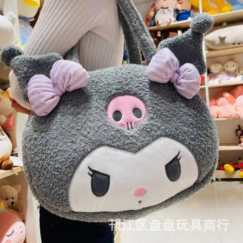 

Kawaii Sanrio Kuromi My Melody мультяшная милая сумка в студенческом стиле, маленький кошелек, сумка для хранения, сумка через плечо, косметичка