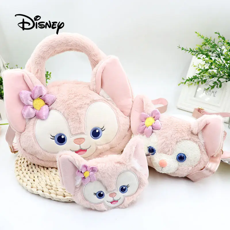 

2022 Disney Kawaii Handbag Female Plush Tote Bag Girl Shopping Bag Cartoon Shoulder Bag High Quality Woman Handbags