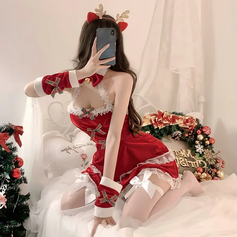 Костюм горничной сексуальное женское белье косплей нижнее для ролевых игр