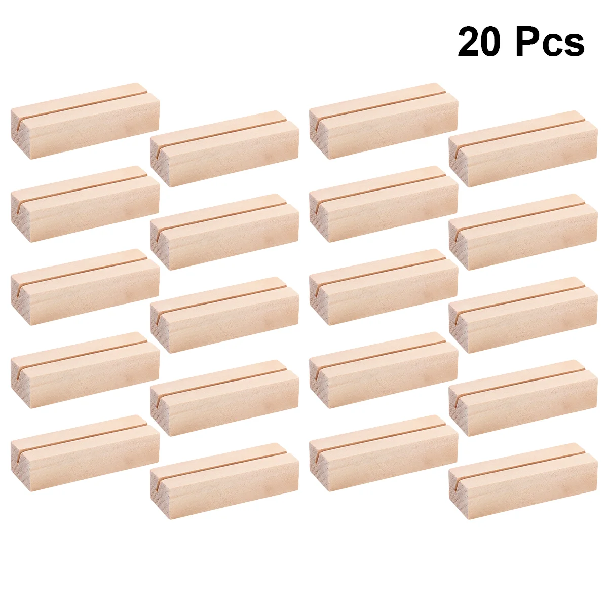

20pcs Photo Holder Wedding Sign Holder Stand Photo Stand Holder Placecard Holder Picture Holder Block