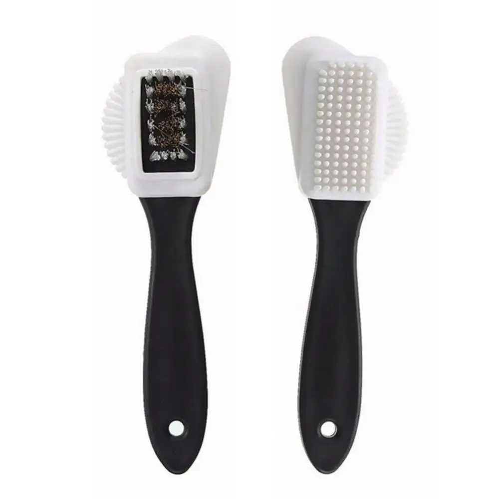 

Shoes Cleaner Brush Leather Stain Cleaner Suede Shoe Brush 3 Side Cleaning Rubber Eraser Black S Shaped Boot Shoe Cleaner Tool