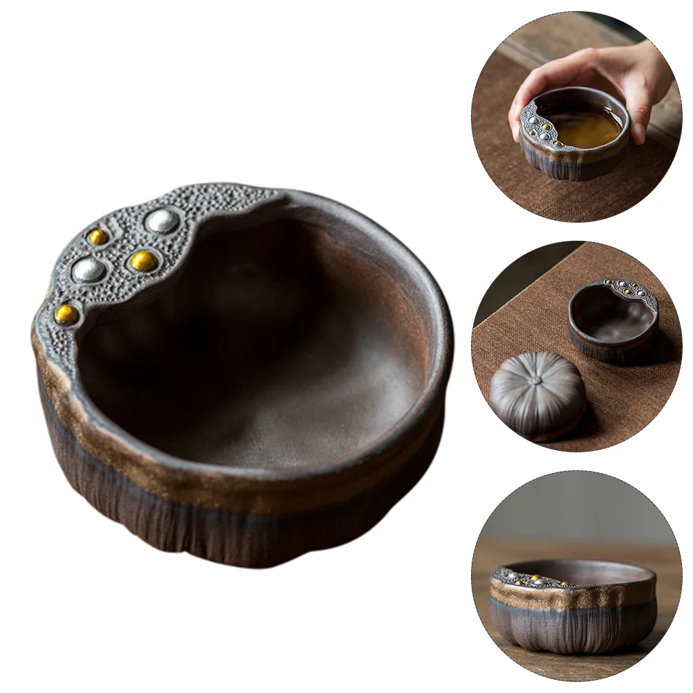 

Carved Tea Cup Delicate Kung Fu Tea Cup Pottery Teaware Office Decorative Cup