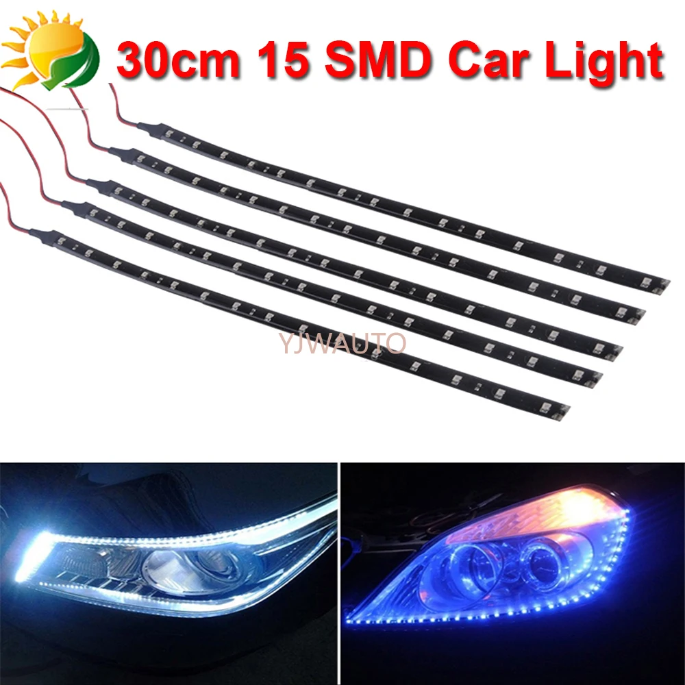 Водонепроницаемые светодиодные ленты высокой мощности для автомобиля 2 шт./лот 30