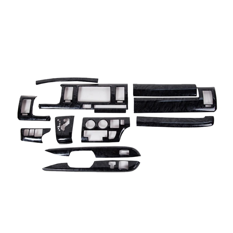 Для Toyota HIACE 200 серии 2005 06 07 08 09 10 11 12 13 пластиковые черные деревянные зерна