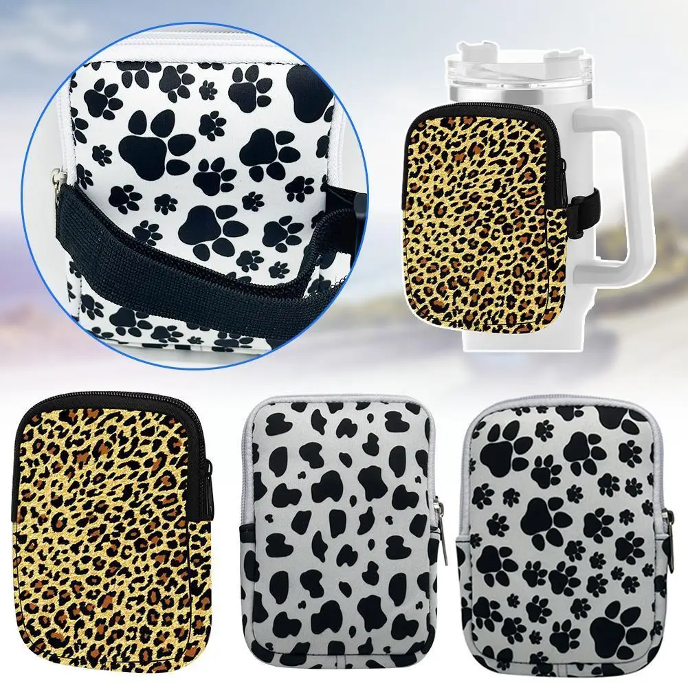 

Water Bottle Pouch For Stanley Quencher Adventure 40oz Gym Accessories Running Water Bottle Handheld Caddy Can Cover T4R6