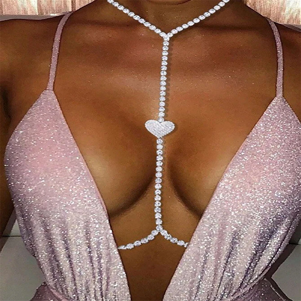 Индивидуальная сверкающая романтическая подвеска для тела женщин сексуальная