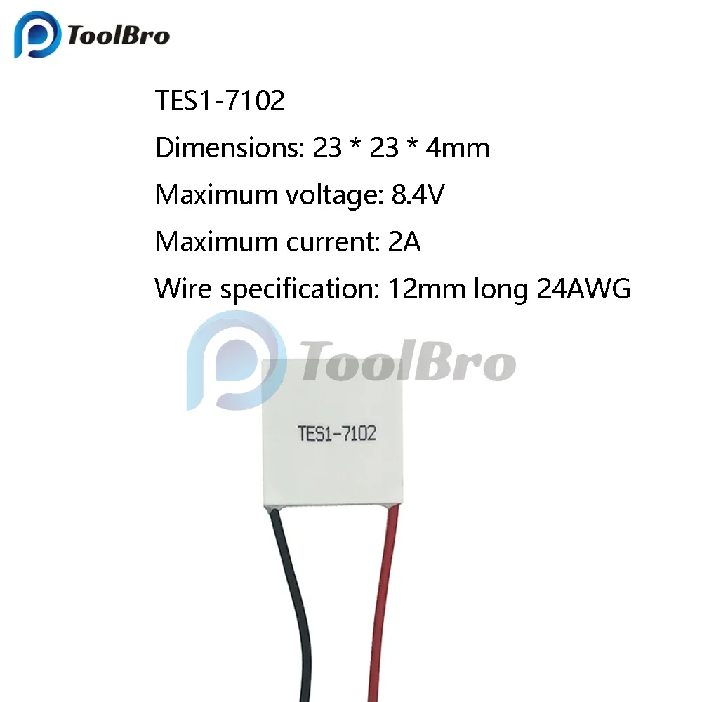 

Термоэлектрический охладитель TES1-7102/TES1-7103 для телефона