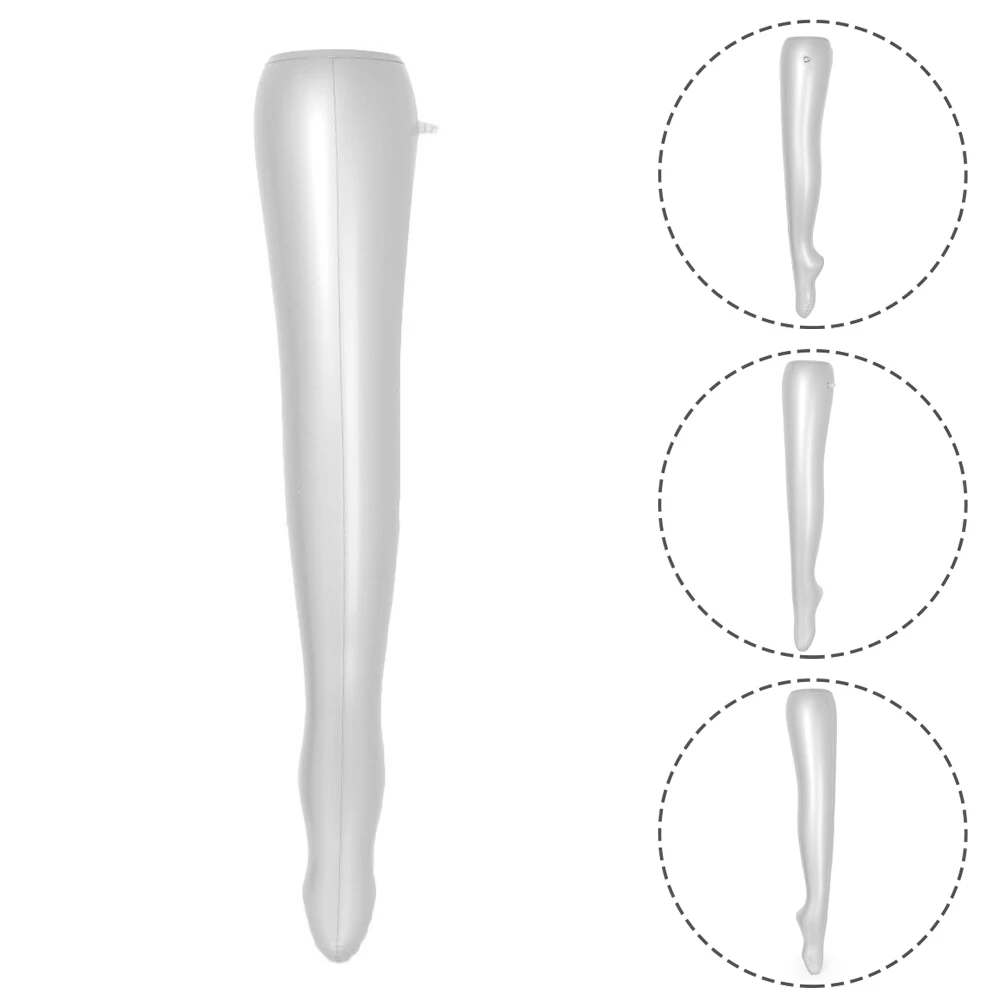 

Женский надувной манекен для ног, модель телефона, Серебряный ПВХ для чулок, носков, розничная продажа, товары для демонстрации