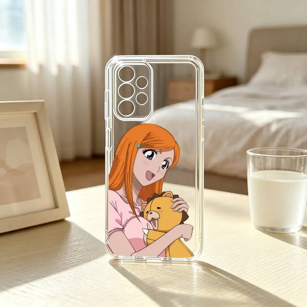 Фото Чехол для телефона BLEACH Орихиме Иноуэ-Э для Samsung S25, S24, S21, S22, S23, S30, Ultra, S20, Plus, Fe, прозрачный чехол, подарок. №2
