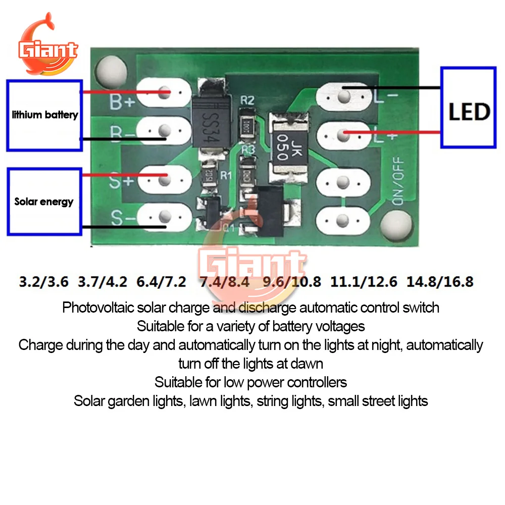 Универсальный контроллер заряда солнечной батареи схема управления светильник