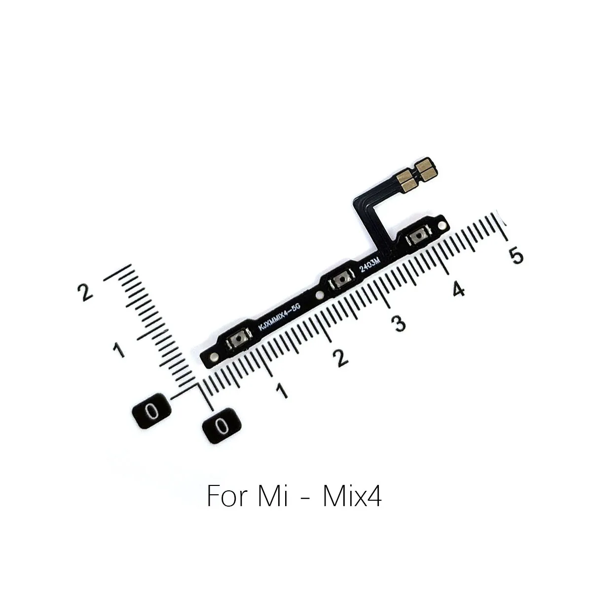 Для Xiaomi A2, 6X, A2 Lite, A3, CC9E, CC9 Max, Max2, Max3, Mix, Mix2, Mix3, Mix4, Civi2, Civi3, Civi4 Pro: шлейф кнопки питания и регулировки громкости (OnOff) (art.: 3920d9ea25e63) - 3920d9ea25e63