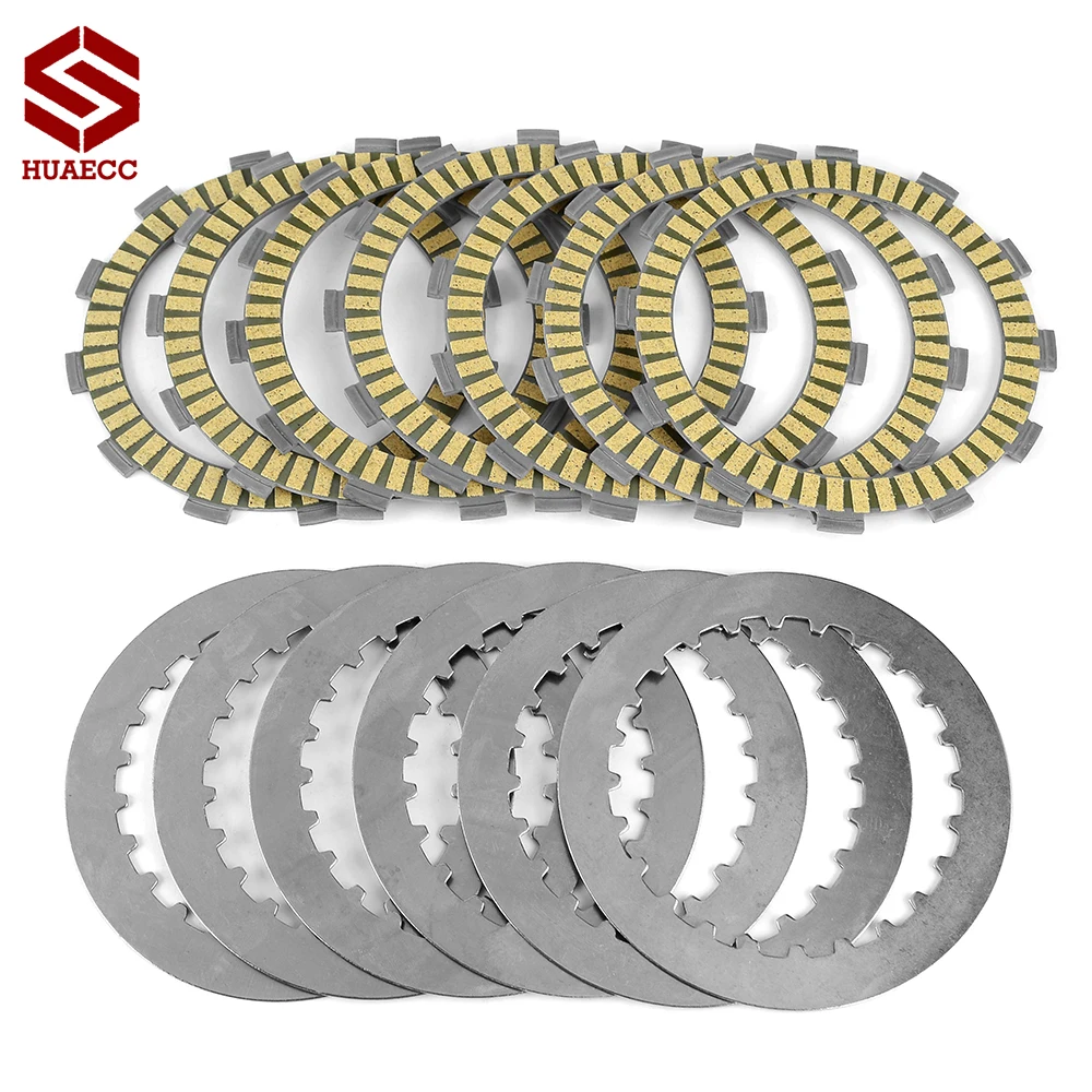 Комплект фрикционных дисков сцепления для Honda CR125R CR 125 R 1986-1999 22201-KS6-700 22321-KA3-710