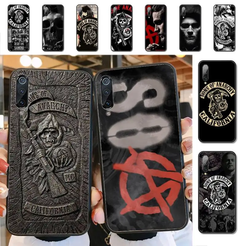 

American TV Sons of Anarchy Phone Case for Xiaomi mi 5 6 8 9 10 lite pro SE Mix 2s 3 F1 Max2 3 funda
