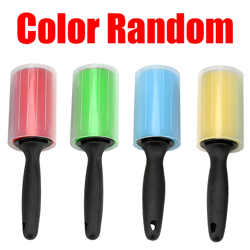 

Многоразовый липкий ролик для чистки одежды, кошки, собаки, стирающееся средство для удаления пыли и ворса из силикона