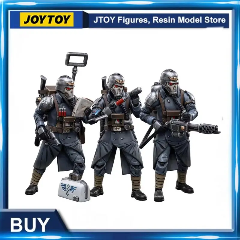 

[IN STOCK] JOYTOY 1/18 Action Figure (3PCS/Set) Death Korps of Krieg Veteran Squad Guardsman Soldier Model Toy Free Shipping