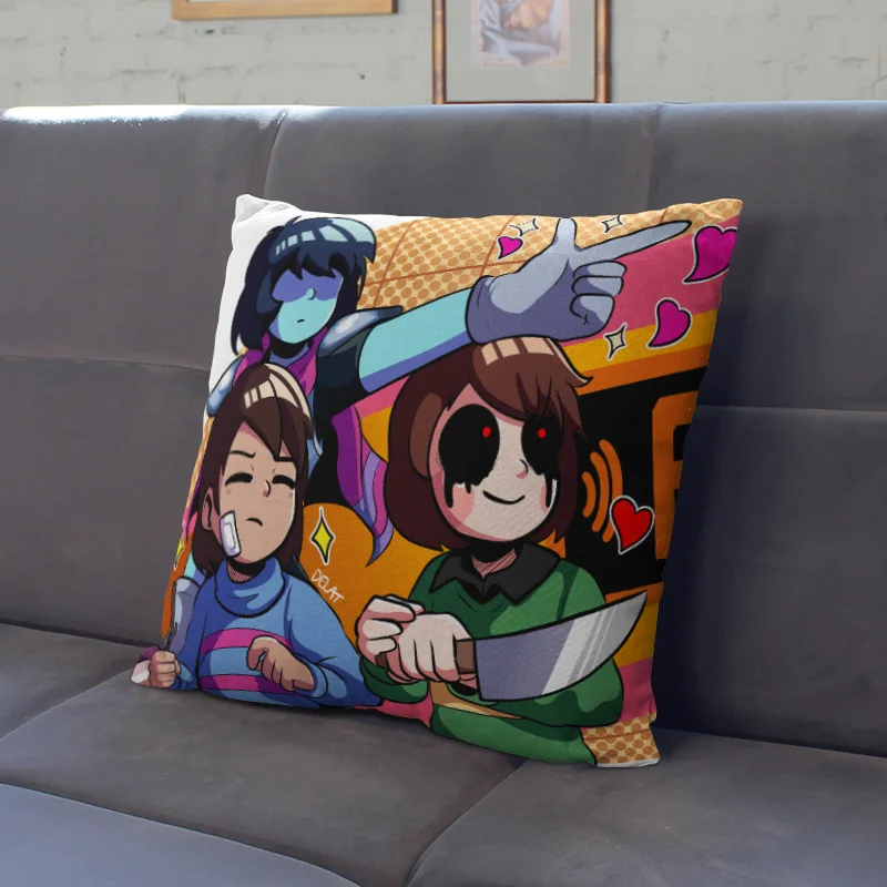 Наволочки с рисунком из аниме Undertale Sans наволочка для домашнего дивана чехол