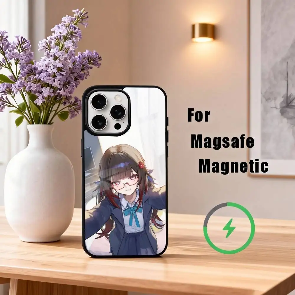 Фото Чехол для телефона H-Hanabi Honkai Star Rail Sparkle для iPhone 17, 16, 15, 14, 13, 12, 11 Plus, Pro Max, магнитный, для беспроводной зарядки Magsafe №3