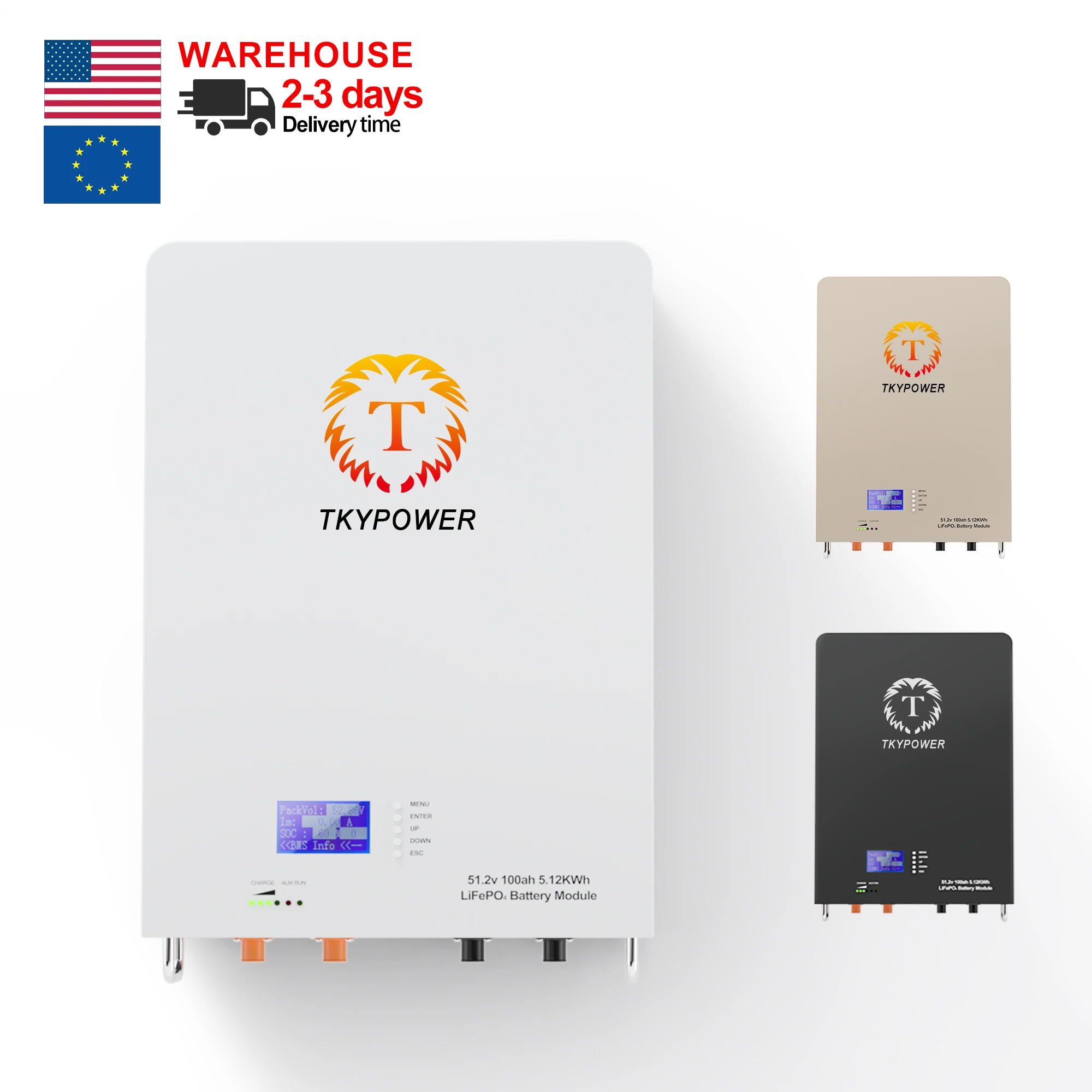 Solar Energy 5KW 10kw LifePO4 Battery 48V 100Ah powerwall Lithium ion Rechargeable Battery Pack