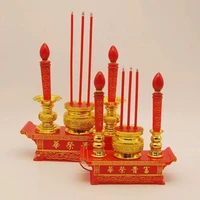 led wealth and glory light bulb incense plug electronic incense burner festive candlestick incense table buddhist furniture
