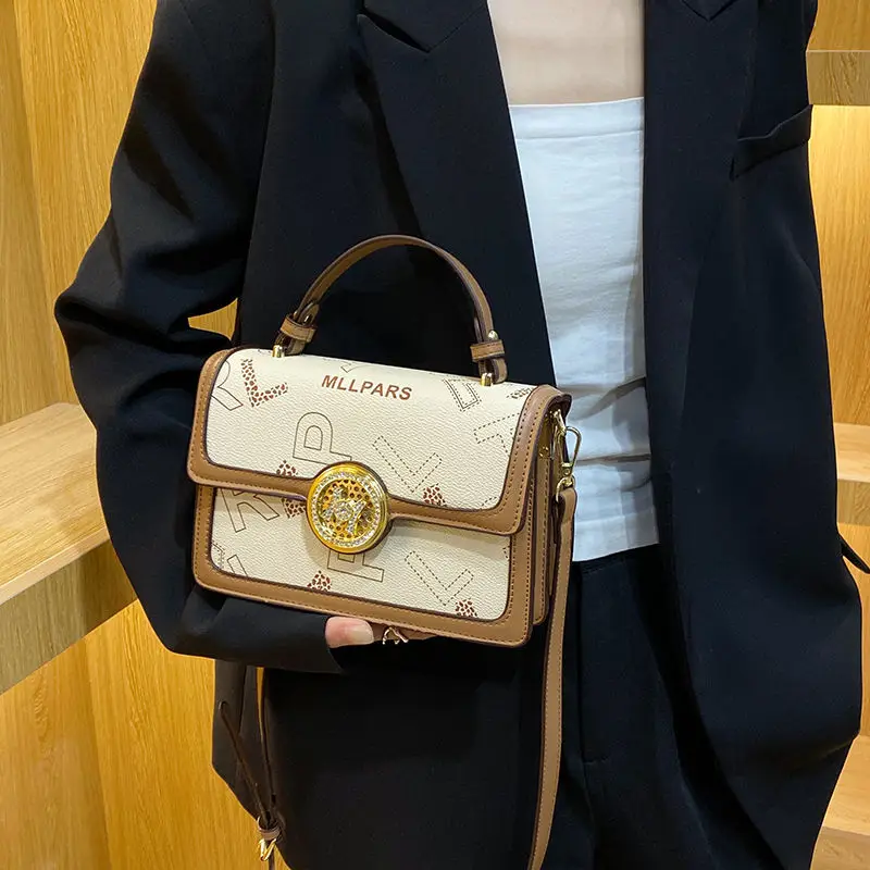 2023 New Fashion Versatile High Grade Printed Commuter Small Square Bag Handbag Single Shoulder Oblique Straddle Bag