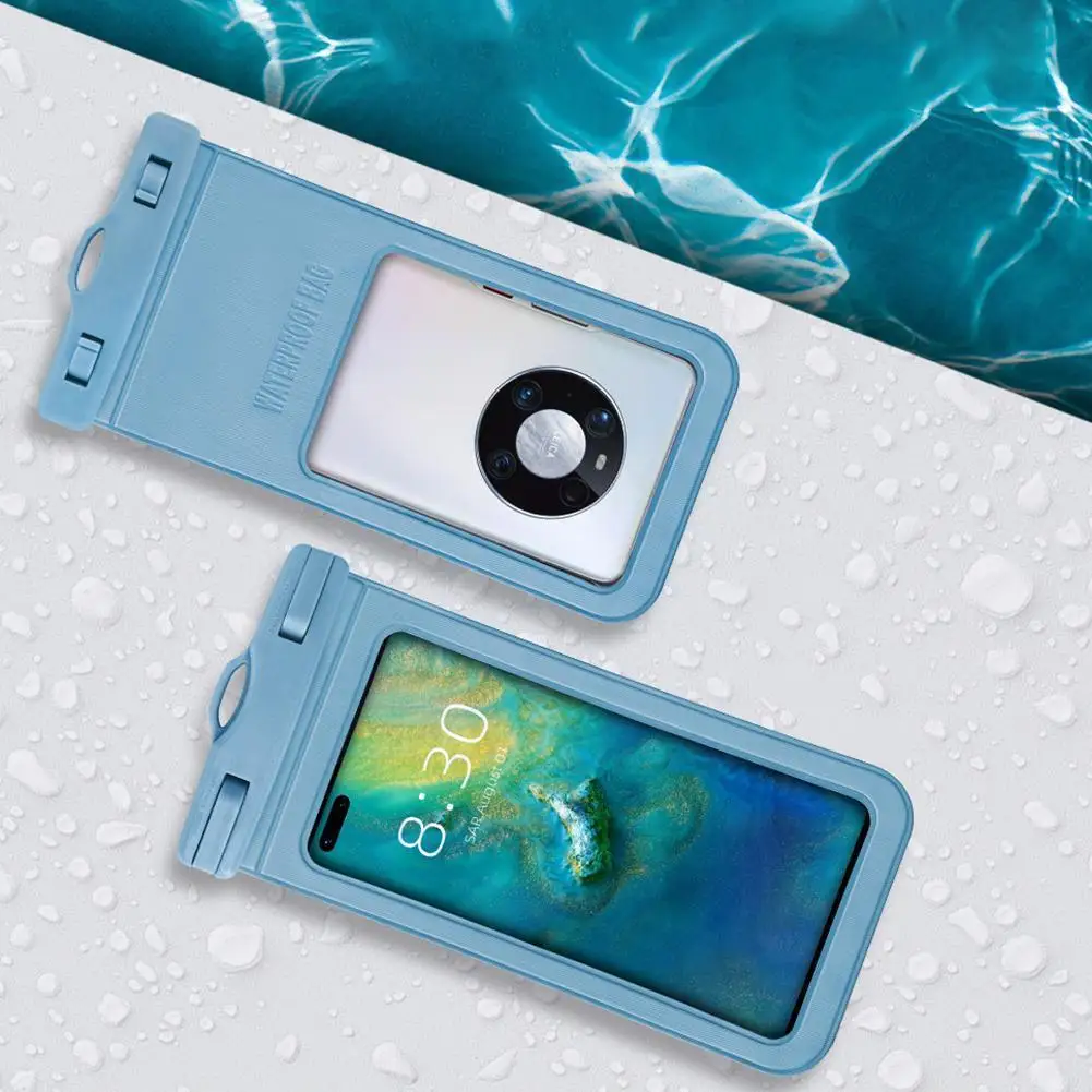 

Водонепроницаемый телефон, прозрачный телефон, подводный сотовый телефон, Защитная мягкая сумка для плавания и дайвинга L2n3