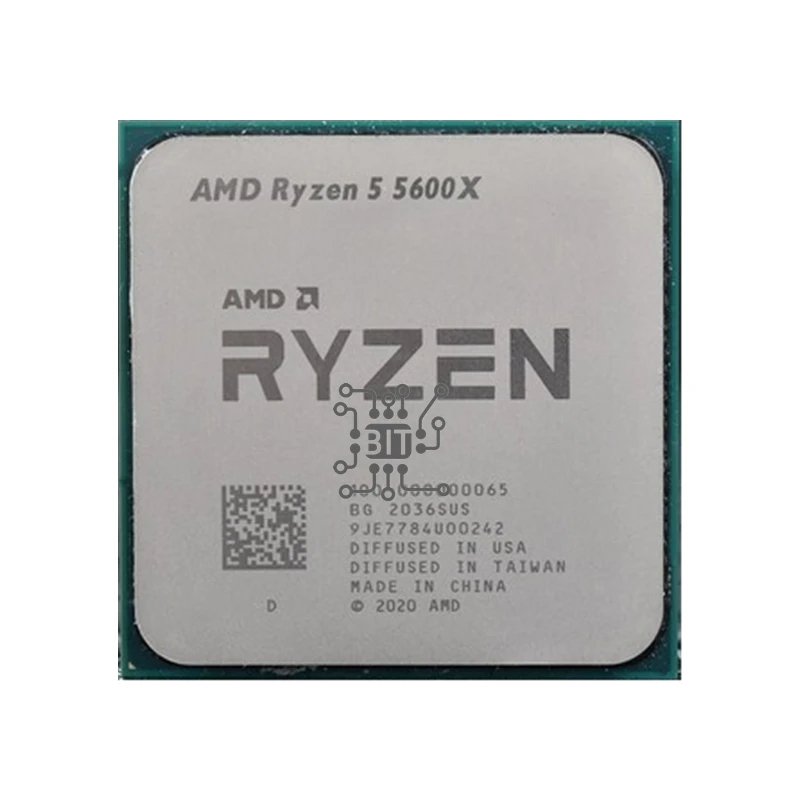 

AMD Ryzen 5 5600X R5 5600X 3.7 GHz Six-Core Twelve-Thread CPU Processor 7NM 65W L3=32M 100-000000065 Socket AM4