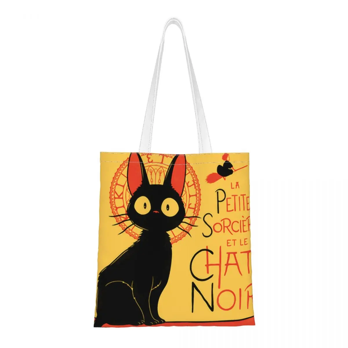 

Kiki's Delivery Service Harajuku Jiji Cats Harajuku Shoulder Bag Women Shoulder Bag Large Capacity Handbag Retro Canvas Bag