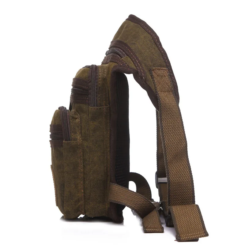 Men's Belt Hip Drop Leg Bag Canvas Messenger Belt Hip Bum Fanny Waist Pack for Travel Trekking Motorcycle Riding New