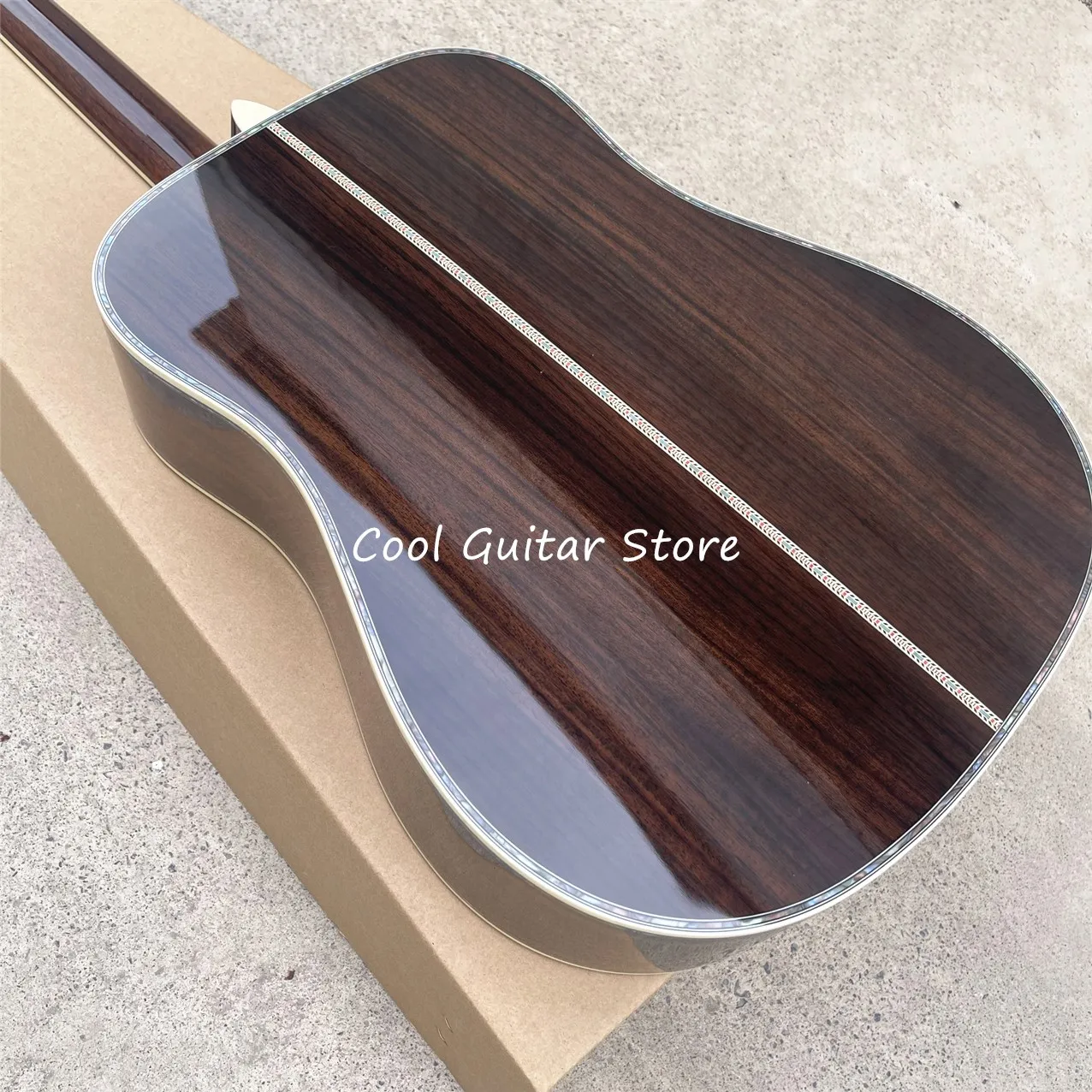 41-дюймовый D-образный ствол серии D45 секция из цельного дерева акустическая